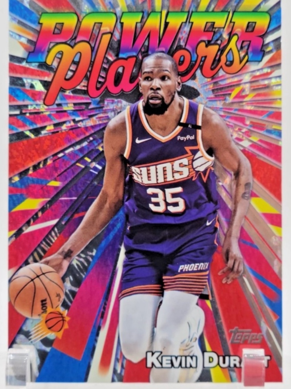 Kevin Durant 2025/26 Topps Phoenix Suns Power NBA Basketball Card